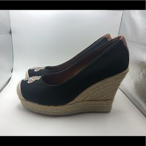 NHL Florida Panthers Hockey wedge espadrilles womens size 8.5